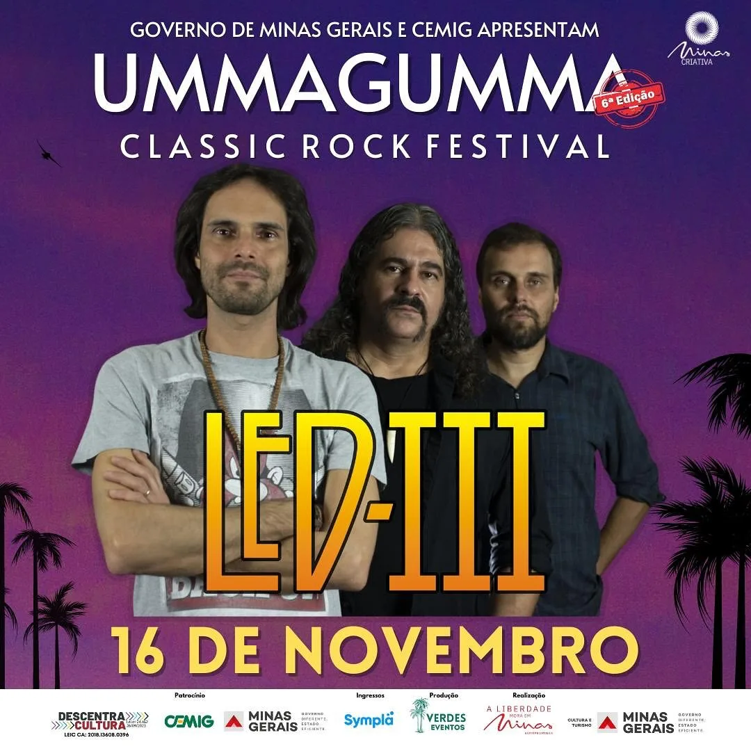 Ummagumma Classic Rock Festival – 15/11/2024 a 16/11/2024 – Espaço Verdes Eventos | Três Pontas – MG