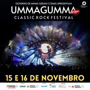 Ummagumma Classic Rock Festival – 15/11/2024 a 16/11/2024 – Espaço Verdes Eventos | Três Pontas – MG