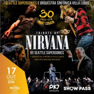 Tribute of Nirvana – 01/11/2024 (Sexta-Feira) – Mister Rock