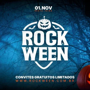 Rockween – 01/11/2024 (Sexta-Feira) – Porcão BH | Belo Horizonte – MG