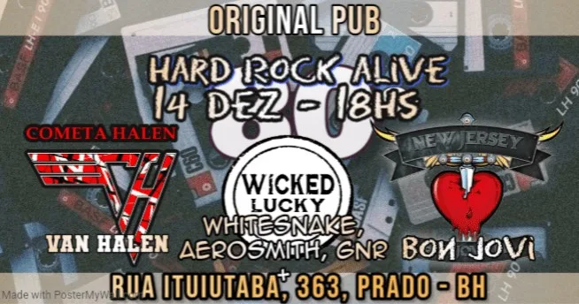 Hard Rock Alive! – 14/12/2024 (Sábado) – Original Pub