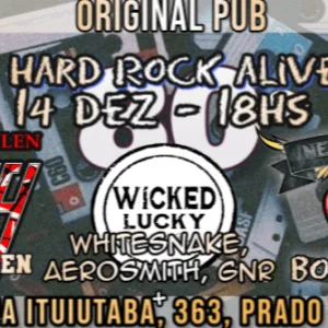 Hard Rock Alive! – 14/12/2024 (Sábado) – Original Pub