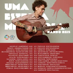 Nando Reis – Uma Estrela Misteriosa! – 28/11/2024 (Quinta-Feira) – Cine Theatro Central | Juiz de Fora – MG