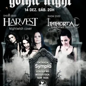 Gothic Night – 14/12/2024 (Sábado) – Woodstock 7L | Sete Lagoas – MG