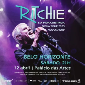 RITCHIE – 12/04/2025 (Sábado) – Palácio das Artes