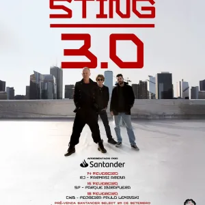 Sting 3.0 – 14/02/2025 (Sexta-Feira) – Fermasi Arena | Rio de Janeiro – RJ