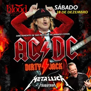 AC/DC Cover (SP) – 28/12/2024 (Sábado) – Blood Rock Bar | Curitiba – PR