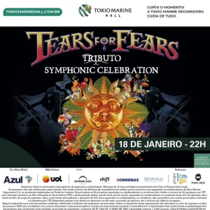 TRIBUTO TEARS FOR FEARS – SYMPHONIC CELEBRATION – 18/01/2025 (Sábado) – TOKIO MARINE HALL | São Paulo – SP