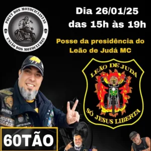 Motoaniversário do Pastor Gilmarreta e posse como presidente do Leão de Judá MC  – 26/01/2025 (Domingo) – Local