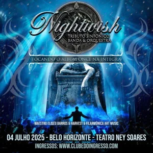 Nightwish Symphonic Tribute – 04/07/2025 (Sexta-Feira) – Teatro Ney Soares | Belo Horizonte – MG