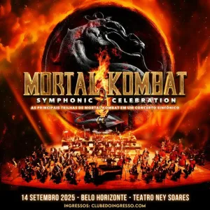 Mortal Kombat Symphonic Tribute – 14/09/2025 (Domingo) – Teatro Ney Soares | Belo Horizonte – MG
