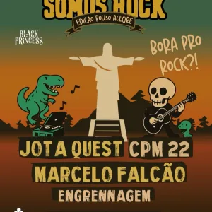 Somos Rock Festival 2025 – 30/08/2025 (Sábado) – SerraSul Shopping | Pouse Alegre – MG