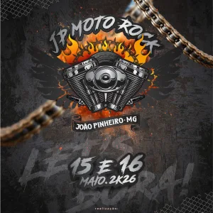 JP Moto Rock – João Pinheiro – 15/05/2026 (Sexta-Feira) – Parque de Exposições de João Pinheiro | João Pinheiro / MG