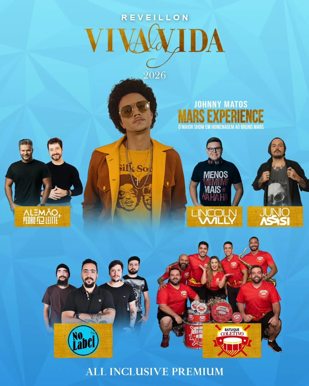Réveillon Viva La Vida 2026 – 31/12/2025 (Quarta-Feira) – Mix Garden | Nova Lima – MG