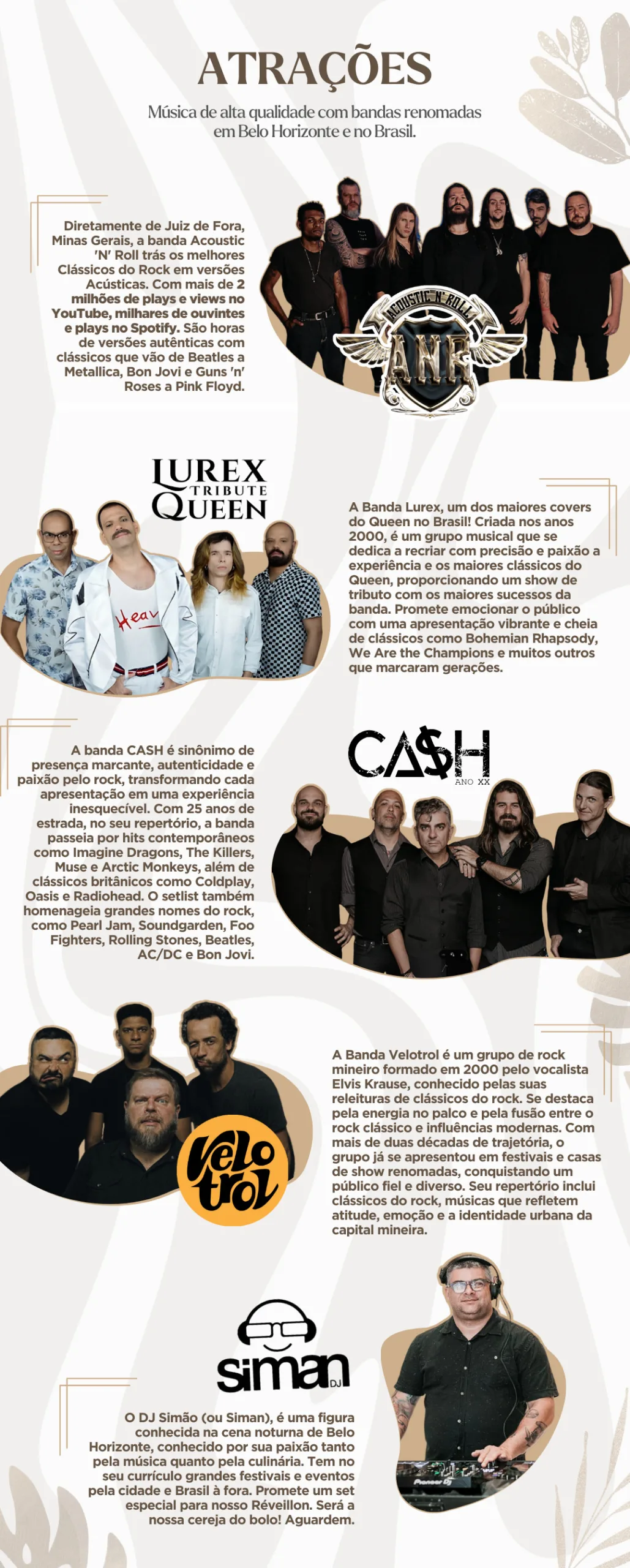 REVEILLON AMANHECER 2026 – 31/12/2025 (Quarta-Feira) – Espaço AVA | Belo Horizonte – MG