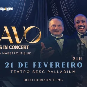BRAVO TENORES IN CONCERT em Belo Horizonte – 21/02/2026 (Sábado) – Sesc Palladium (Grande Teatro) | Belo Horizonte / MG