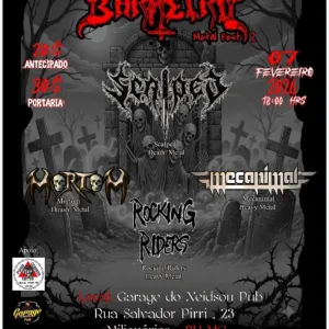 Barreiro Metal Fest – 07/02/2026 (Sábado) – Garage do Neidson | Belo Horizonte / MG