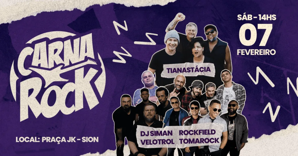 [ADIADO] CARNA ROCK 2026 – 15/02/2026 (Domingo) – Mister Rock | Belo Horizonte / MG