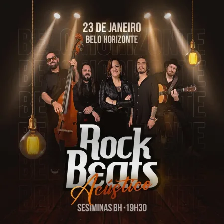 ROCK BEATS ACÚSTICO: A NOITE DO REENCONTRO – 23/01/2026 (Sexta-Feira) – Teatro Sesiminas | Belo Horizonte / MG