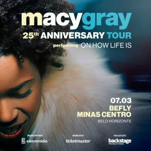 Macy Gray – Belo Horizonte – 07/03/2026 (Sábado) – BeFly Hall | Belo Horizonte / MG