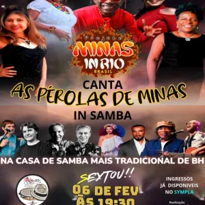 AS PÉROLAS DE MINAS IN SAMBA – 06/02/2026 (Sexta-Feira) – Bar do Caca | Belo Horizonte / MG