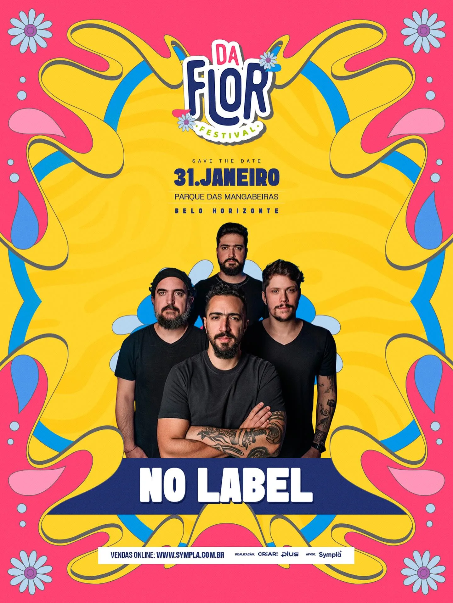 FESTIVAL DA FLOR – NANDO REIS & PAULA TOLLER – 31/01/2026 (Sábado) – Star415 | Nova Lima / MG