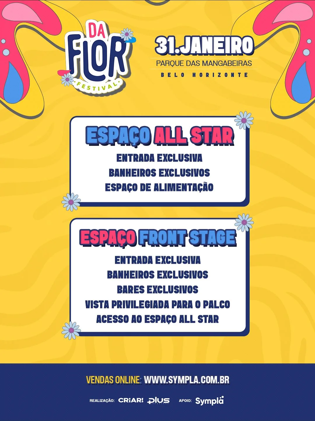 FESTIVAL DA FLOR – NANDO REIS & PAULA TOLLER – 31/01/2026 (Sábado) – Star415 | Nova Lima / MG