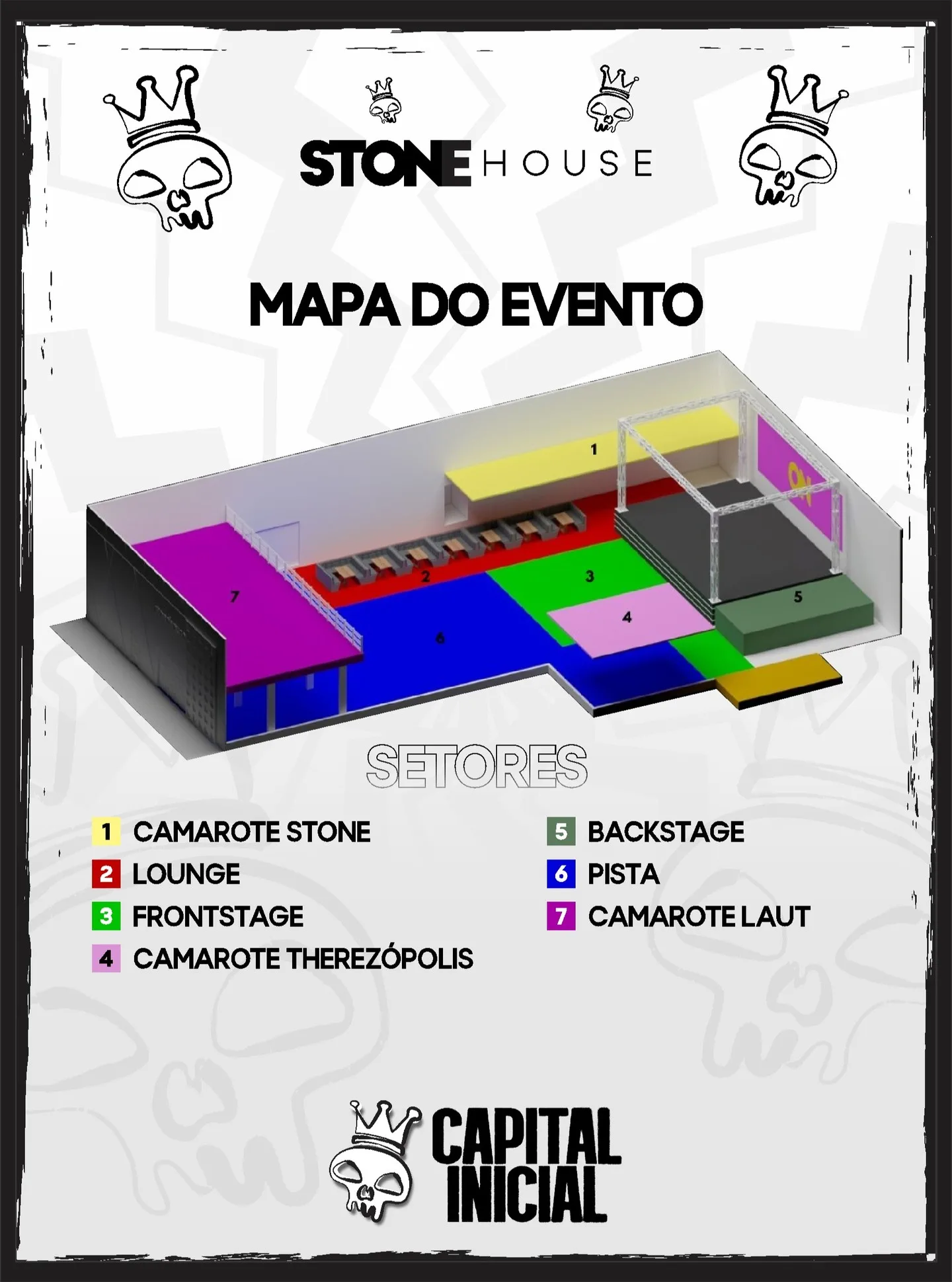 Capital Inicial – 07/03/2026 (Sábado) – Multiplace Stone House | Leopoldina / MG
