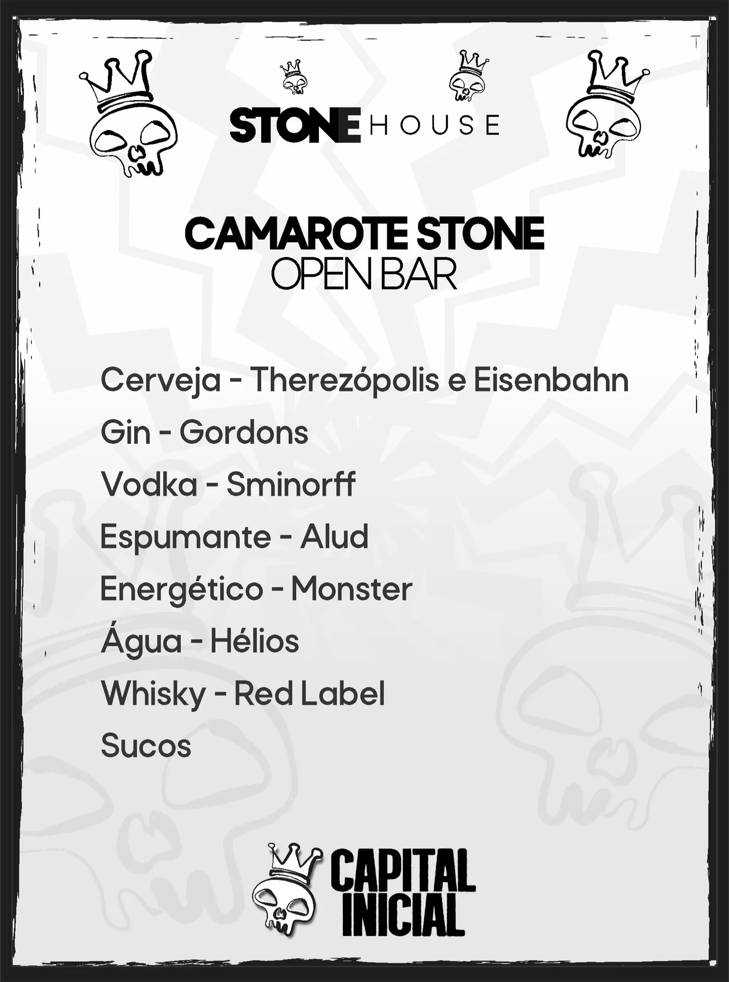 Capital Inicial – 07/03/2026 (Sábado) – Multiplace Stone House | Leopoldina / MG