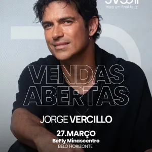 JORGE VERCILLO | JV30 Part II – Mais um final feliz – 27/03/2026 – Sesc Palladium | Belo Horizonte / MG