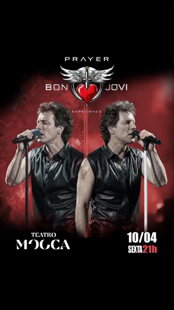 PRAYER BON JOVI EXPERIENCE – 10/04/2026 (Sexta-Feira) – Teatro Mooca | São Paulo / SP