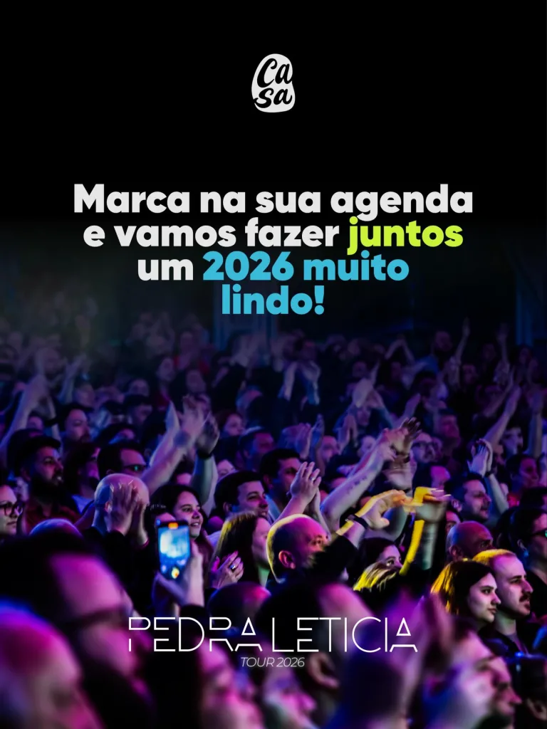 Pedra Letícia – Tour 2026 (Belo Horizonte) – 20/09/2026 (Domingo) –Cine Theatro Brasil | Belo Horizonte / MG