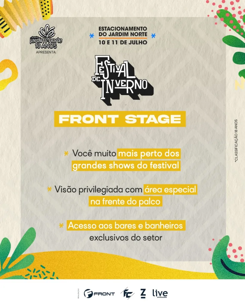 Festival de Inverno em Juiz de Fora 2026 – 10/07/2026 (Sexta-Feira) – Estacionamento do Shopping Jardim Norte | Juiz de Fora / MG