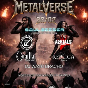 METALVERSE – 28/02/2026 (Sábado) – Farms Rock Bar | Contagem / MG