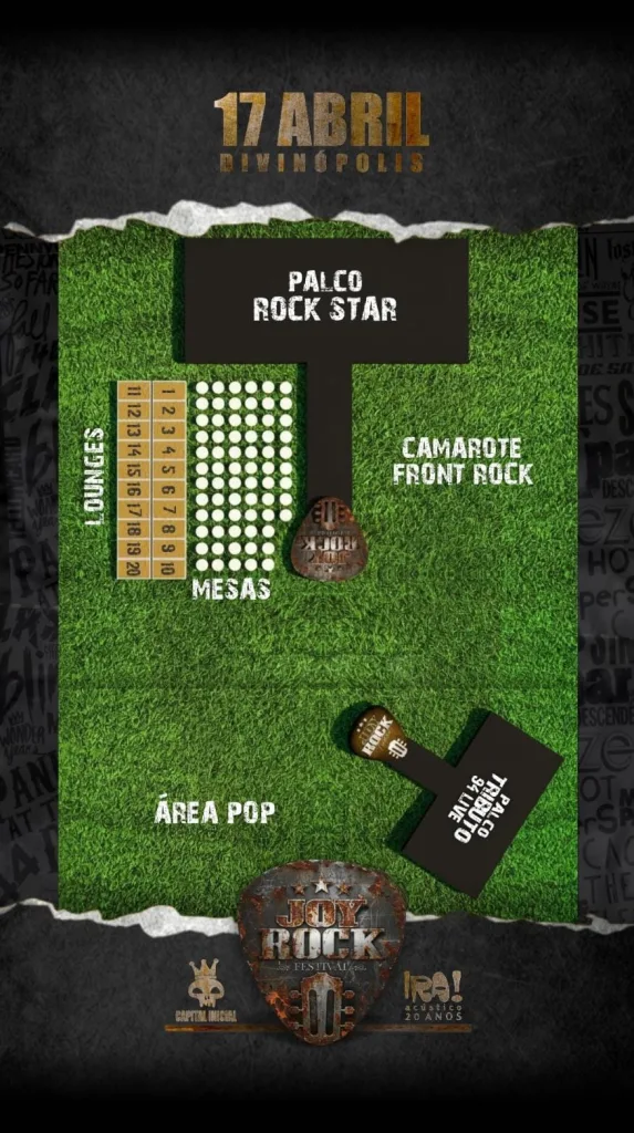 JOY ROCK FESTIVAL 12 ANOS ! – 17/04/2026 (Sexta-Feira) – Divinópolis Clube | Divinópolis / MG