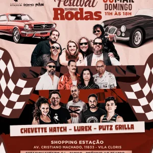 Festival Sobre Rodas 08/03 – Dia Nacional do Fusca – 08/03/2026 (Domingo) – Shopping Estação BH – Estacionamento G6 | Belo Horizonte / MG